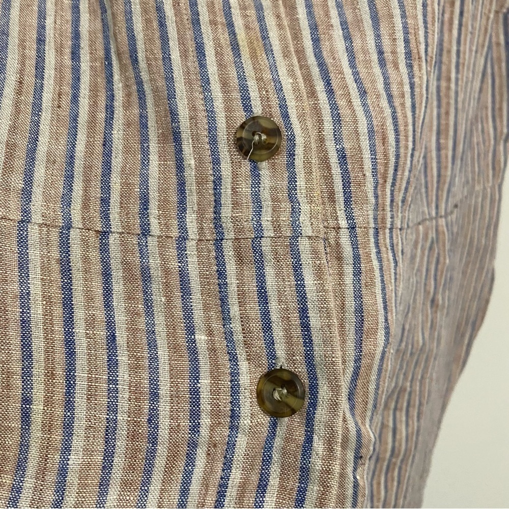Harve Benard 100% linen Button up Top Plus Size 2x - Picture 9 of 9